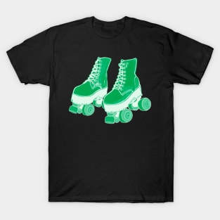 Green Roller Skates T-Shirt